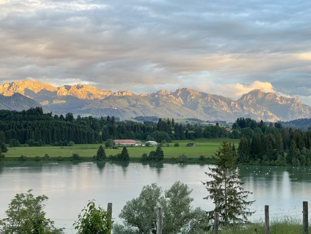 Blick vom Feriendorf Berge