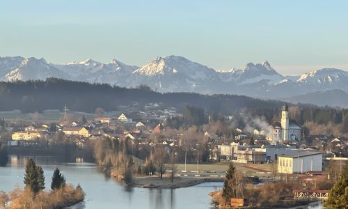 Winterliches Lechbruck